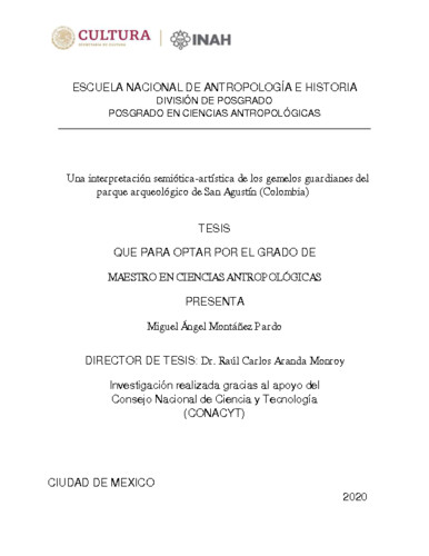 Una interpretación semiótica-artística de los gemelos guardianes del parque arqueológico de San Agustín (Colombia)
