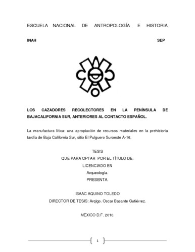 La manufactura lítica